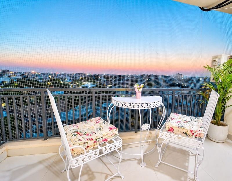 PapppyStays - Rooftop Retreat | 3BHK Penthouse | Mansarovar
